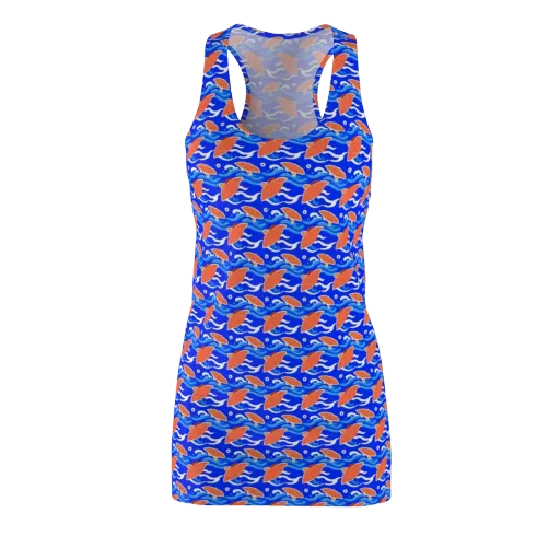 Neon River on a Racerback Dress