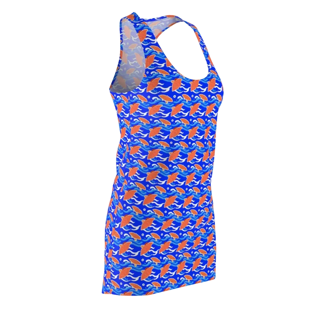 Neon River on Racerback Dress — Front Side