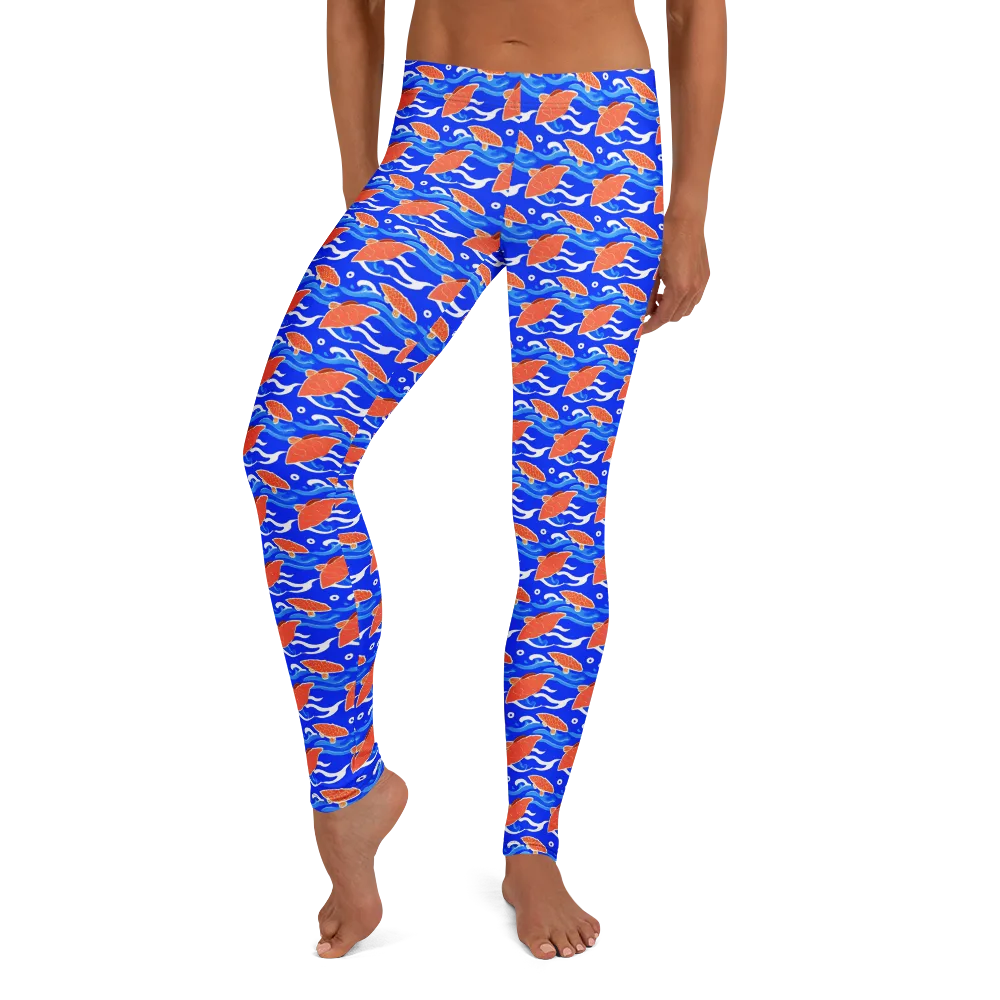 Neon River on Leggings — Front
