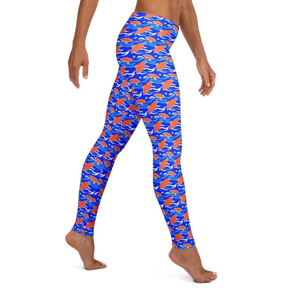 Neon River on Leggings — Right