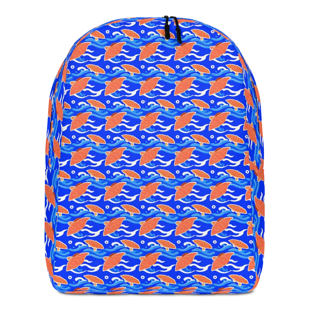 Neon River on Minimalist Backpack — Front