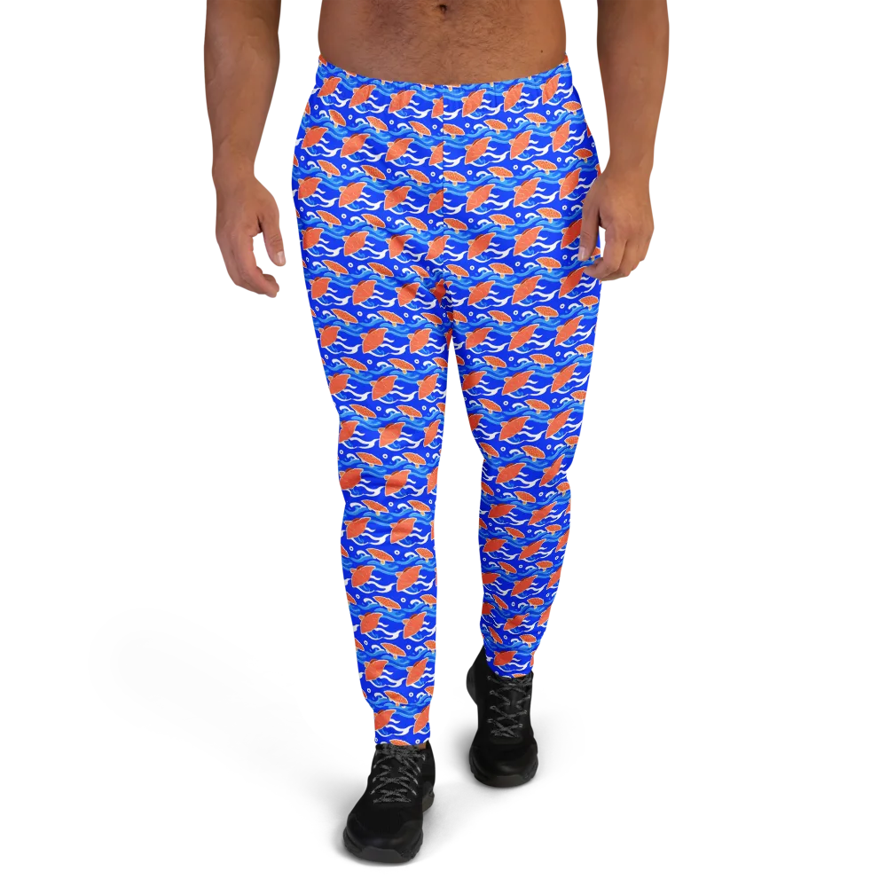 Neon River on Men's Joggers — Front