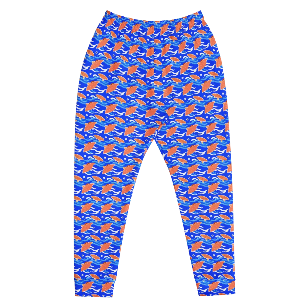 Neon River on Men's Joggers — Front