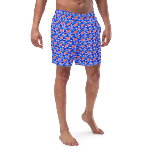 Neon River on a Swim Trunks