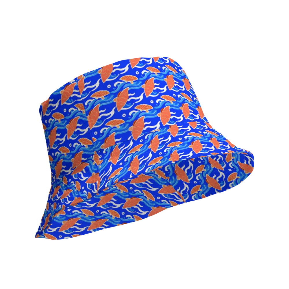 Neon River on Reversible Bucket Hat — Product details Outside