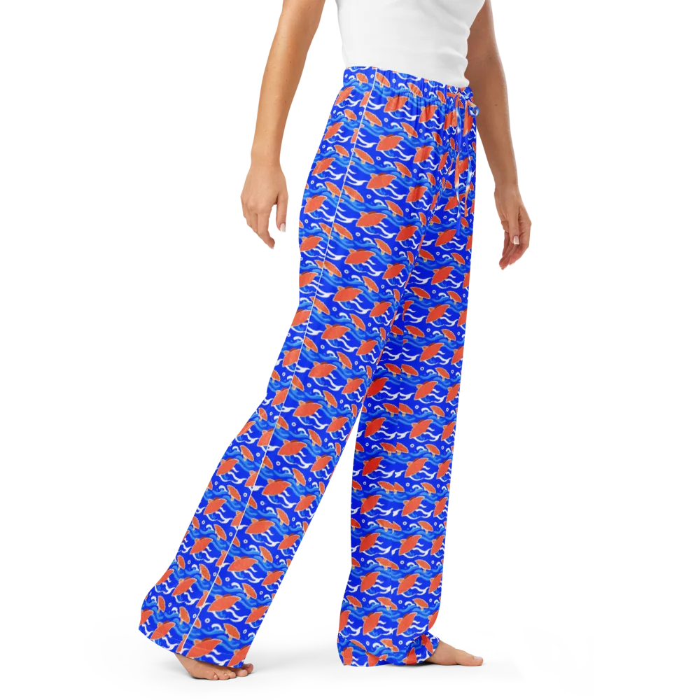Neon River on Women's Pajama Pants — Right Front