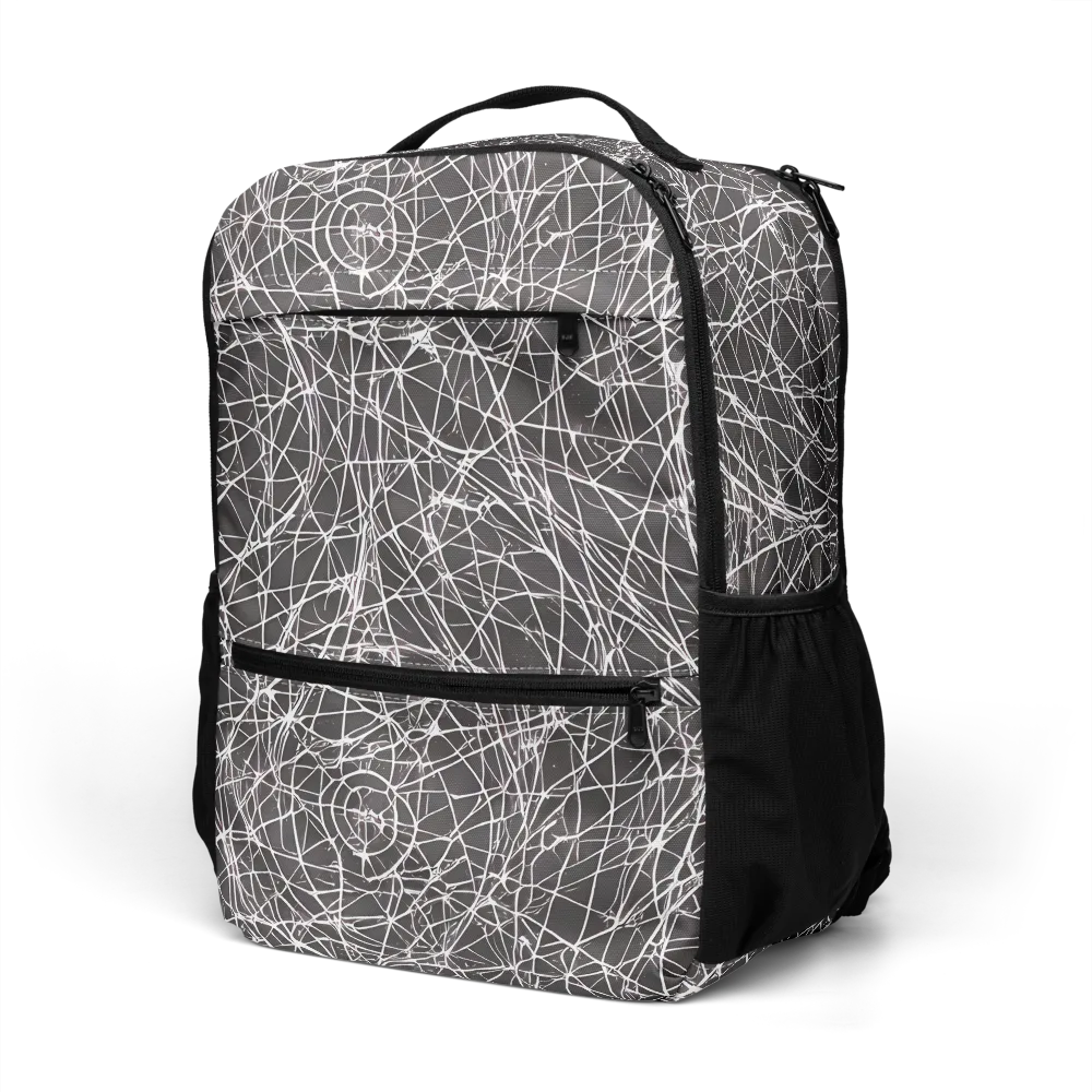 Ivory Static on Utility Backpack — Left Front