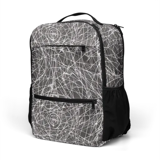 Ivory Static on a Utility Backpack