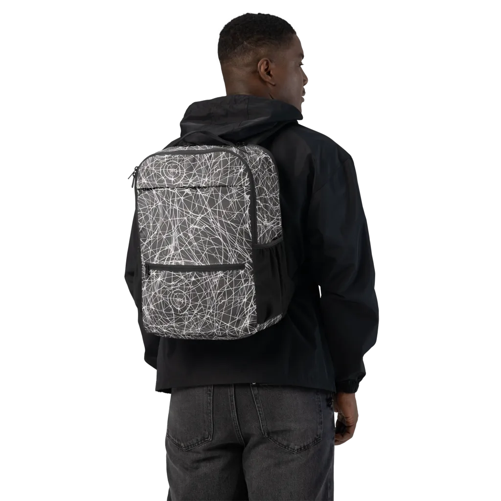 Ivory Static on Utility Backpack — Back