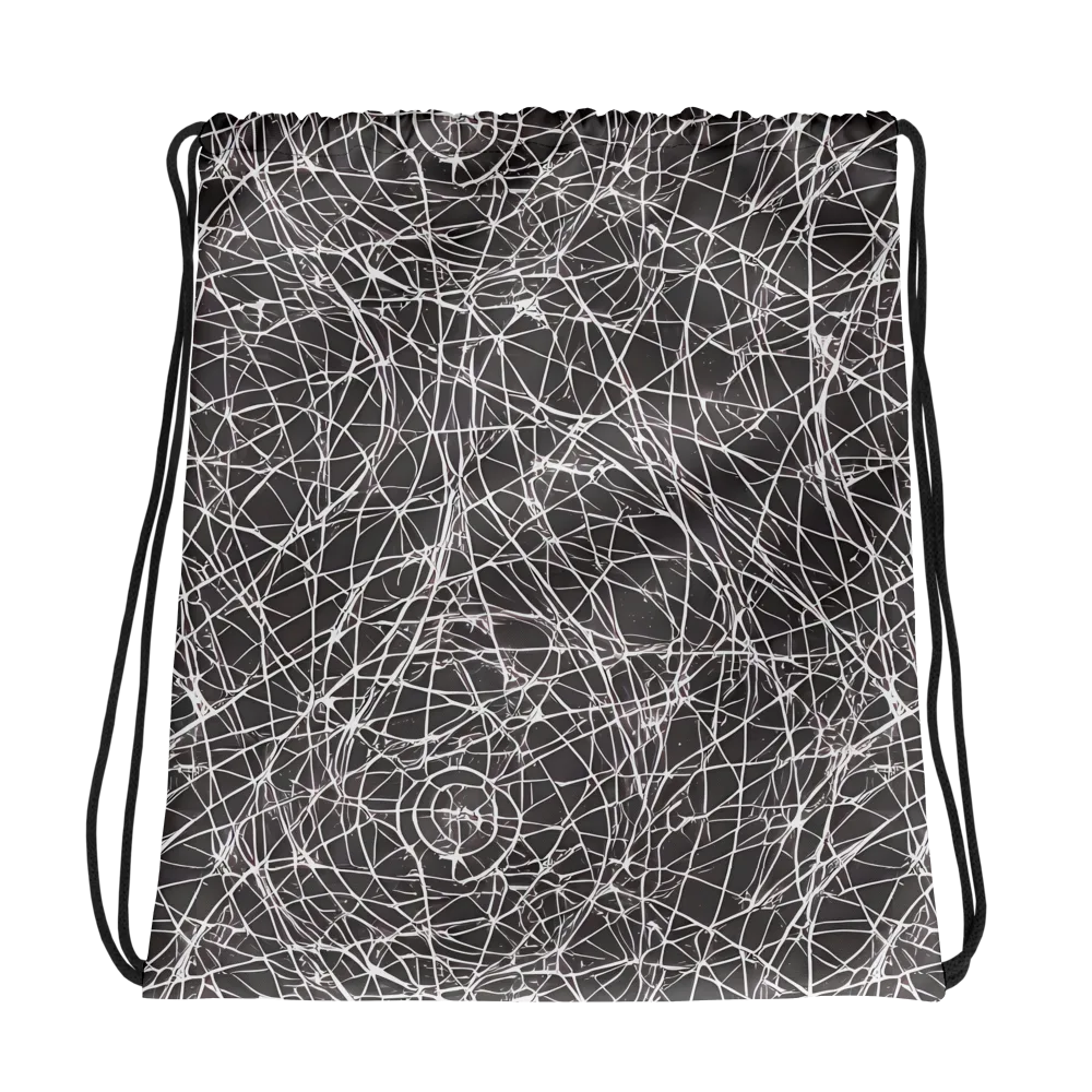 Ivory Static on Drawstring Bag — Photo