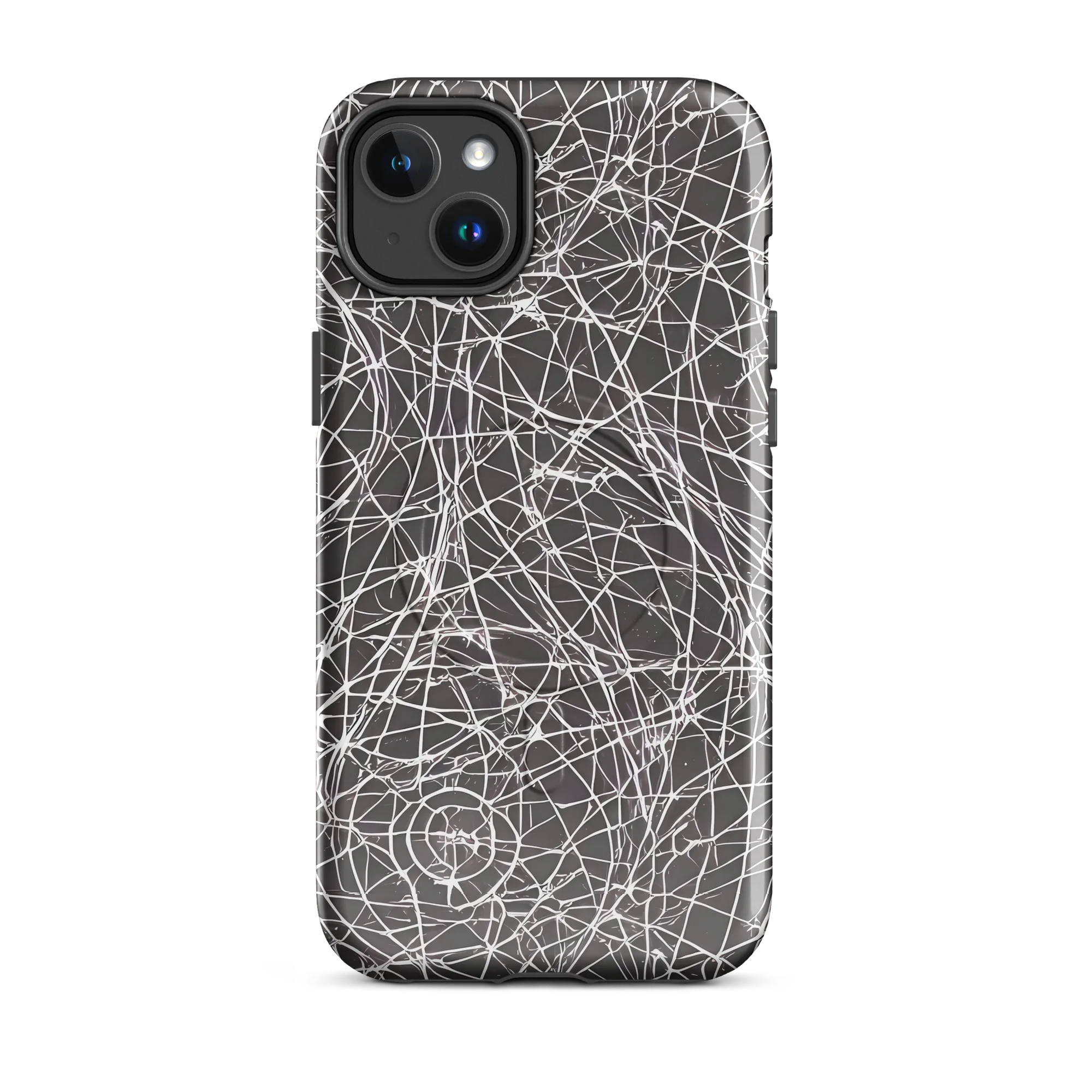 Ivory Static on MagSafe Tough Case for iPhone® — Front