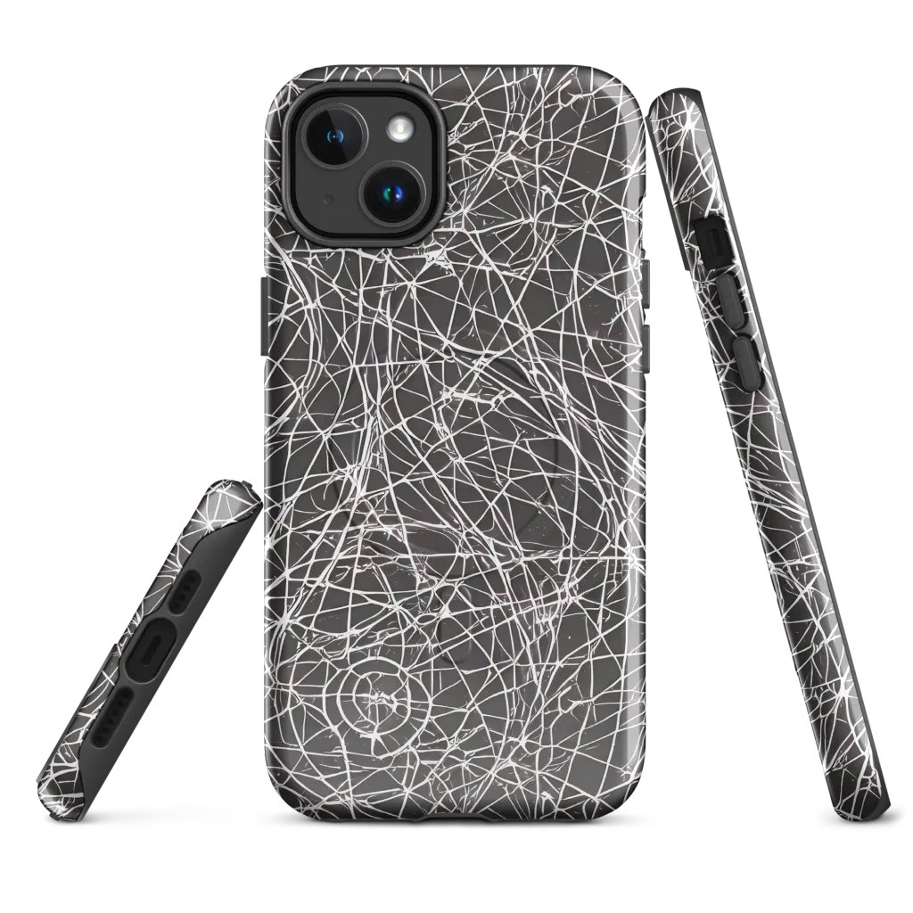 Ivory Static on MagSafe Tough Case for iPhone® — Front