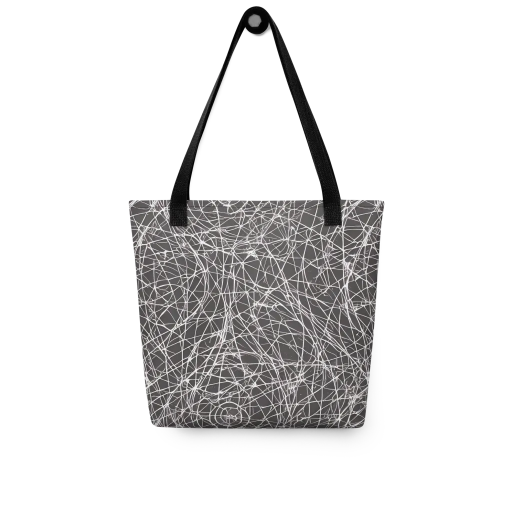 Ivory Static on Tote Bag — Front