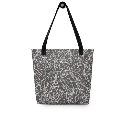 Ivory Static on a Tote Bag