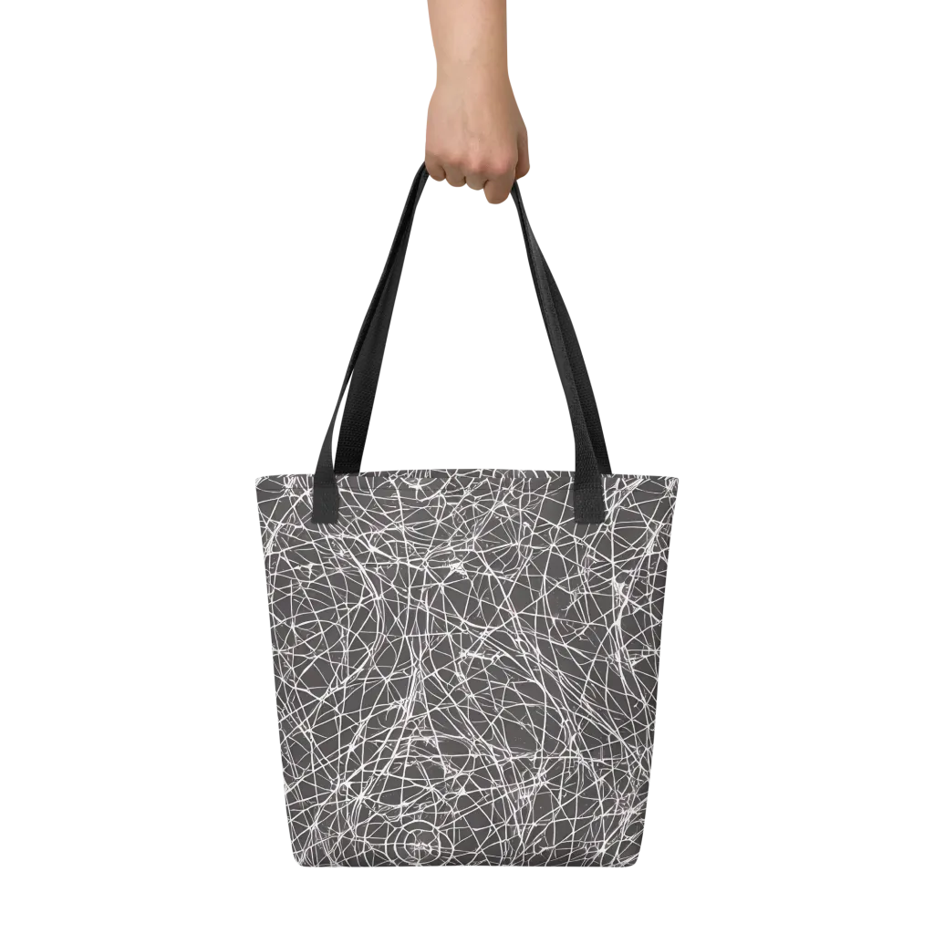 Ivory Static on Tote Bag — Front