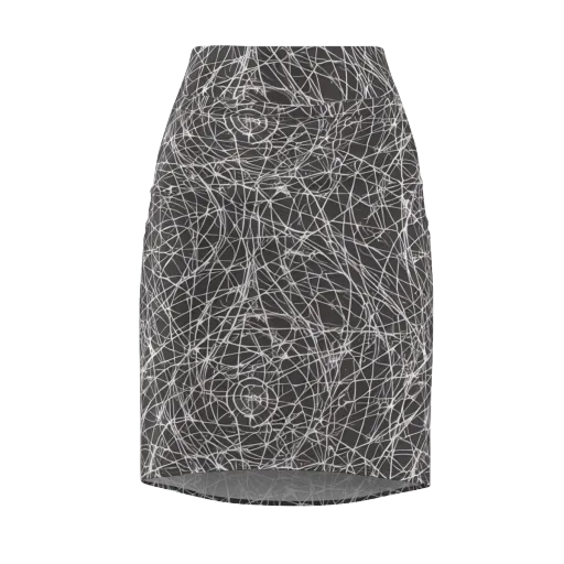 Ivory Static on a Pencil Skirt