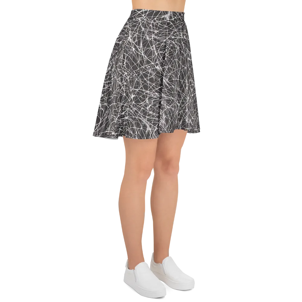 Ivory Static on Skater Skirt — Right