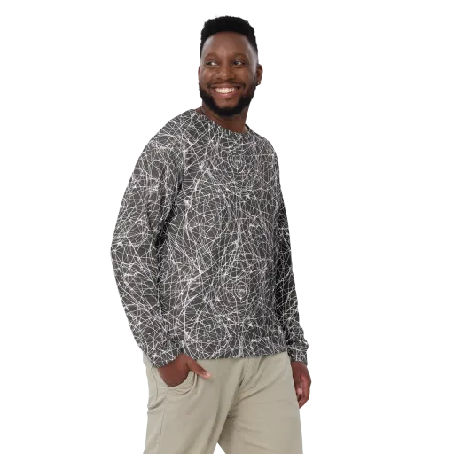 Ivory Static on a Sweatshirt