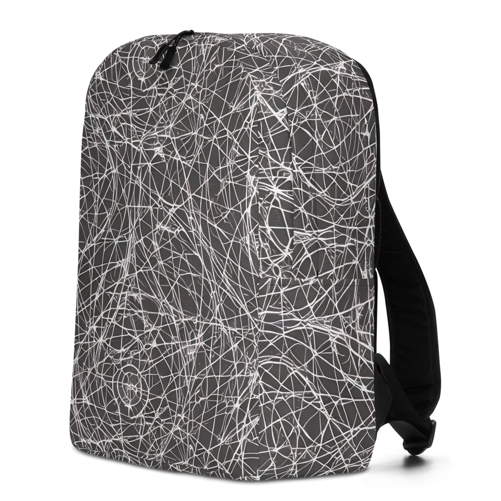 Ivory Static on Minimalist Backpack — Left