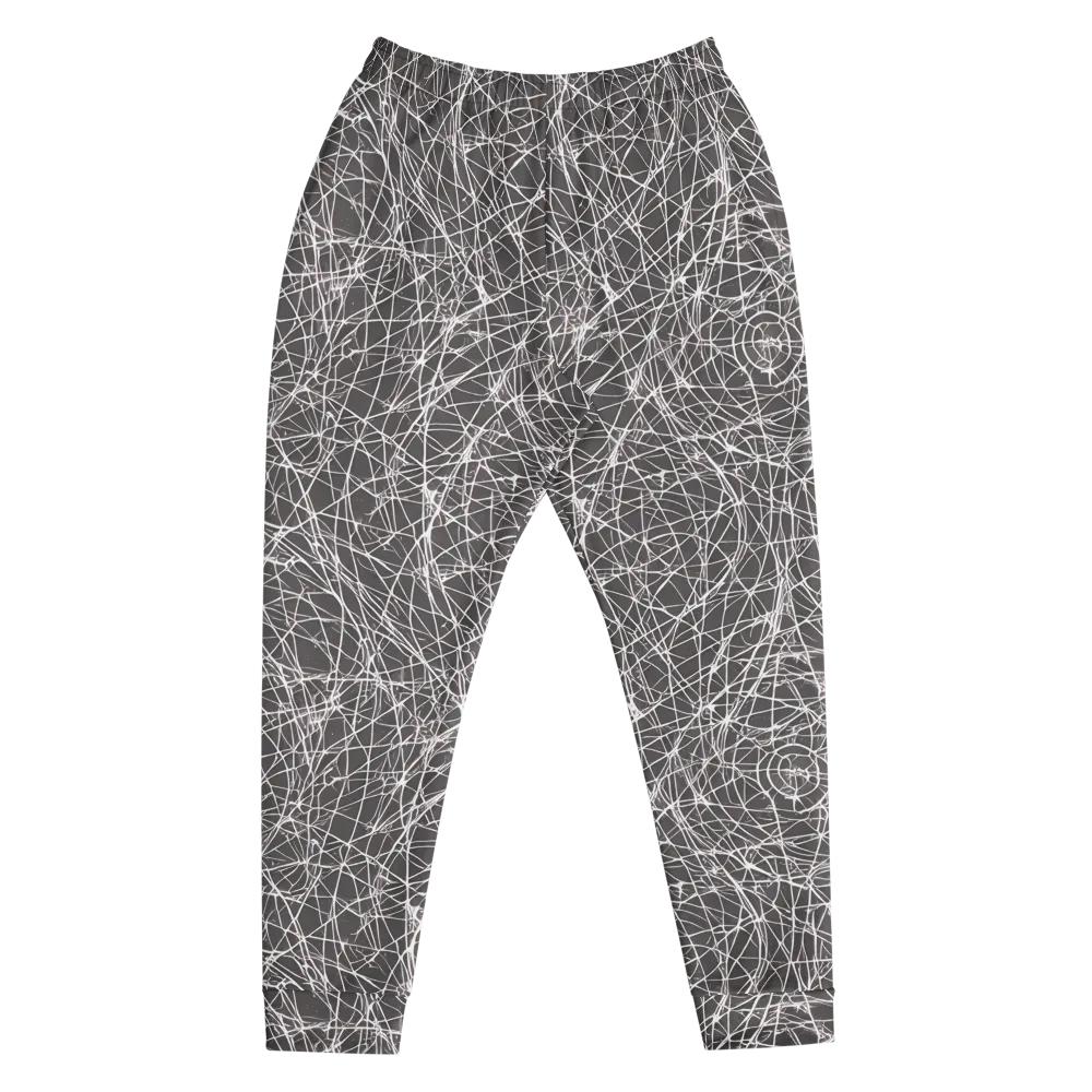 Ivory Static on Men's Joggers — Front