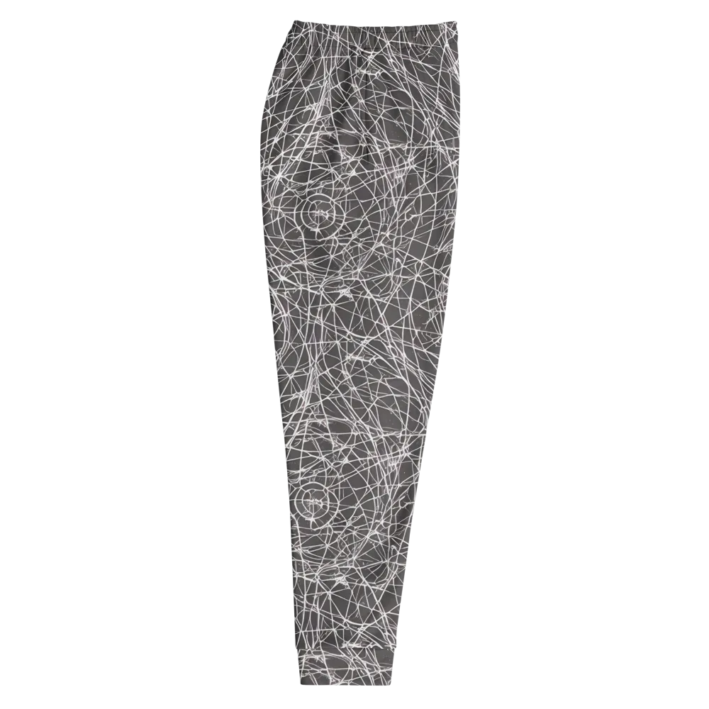 Ivory Static on Men's Joggers — Right