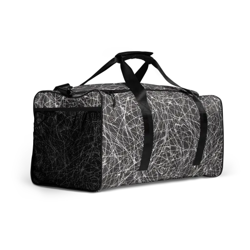 Ivory Static on a Duffle Bag