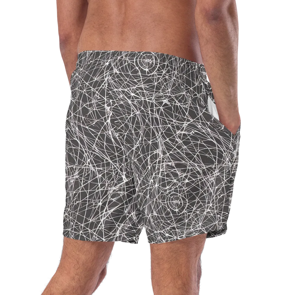 Ivory Static on Swim Trunks — Right Back