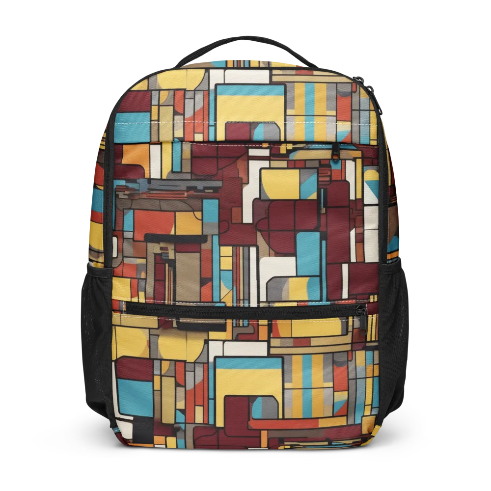 Bauhaus Circuit on Utility Backpack — Front