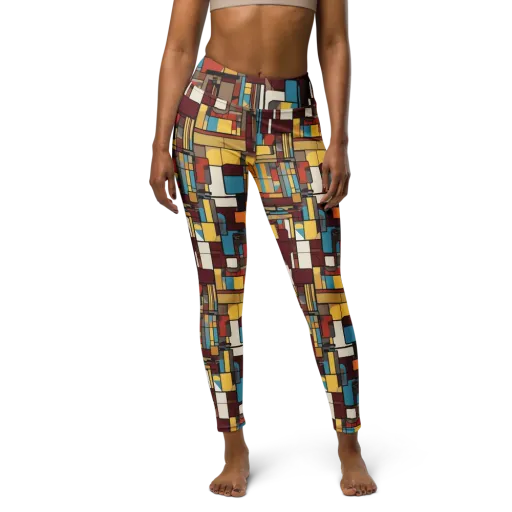 Bauhaus Circuit on a Yoga Leggings
