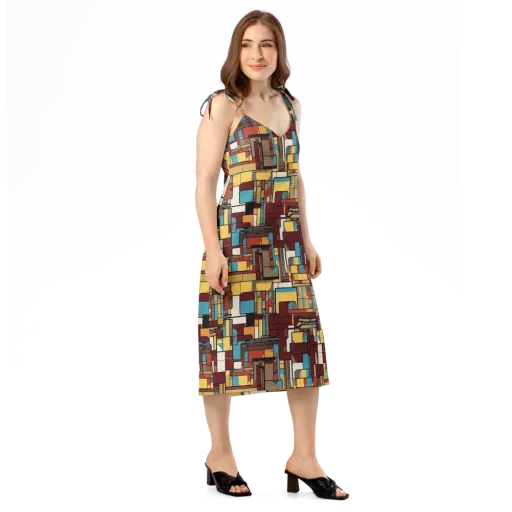 Bauhaus Circuit on a Slip Dress