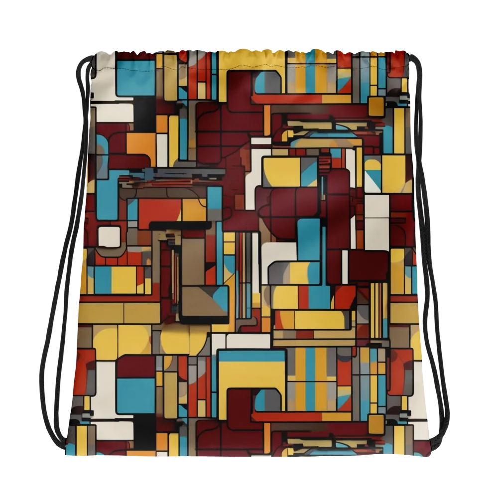 Bauhaus Circuit on Drawstring Bag — Photo