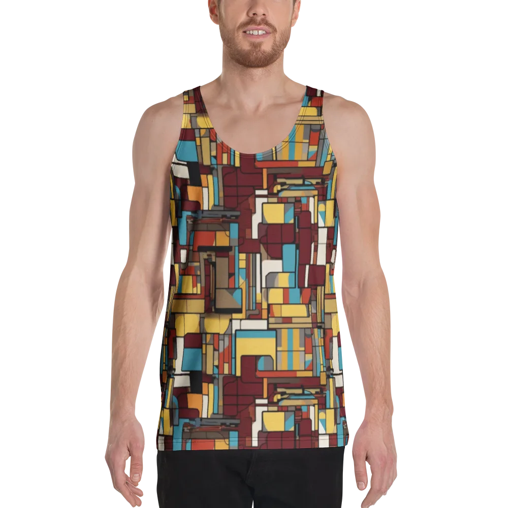 Bauhaus Circuit on Men's Tank Top — Front