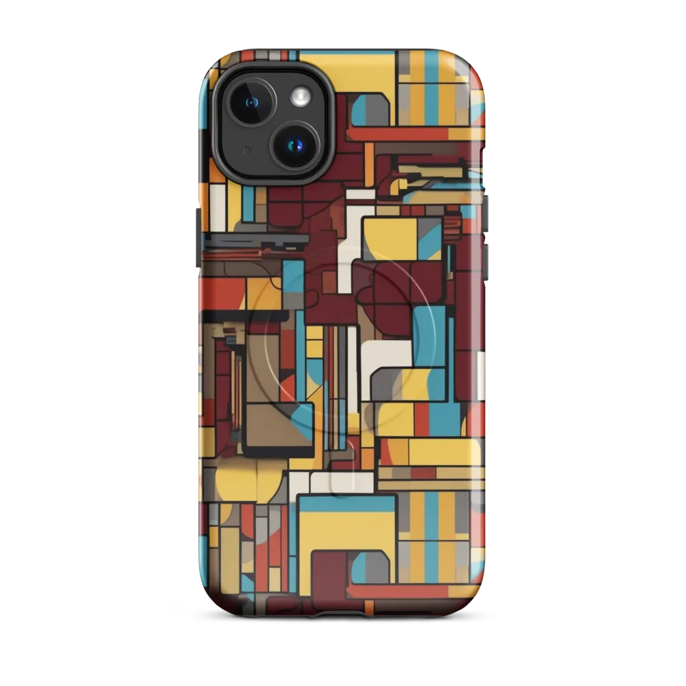 Bauhaus Circuit on MagSafe Tough Case for iPhone® — Front