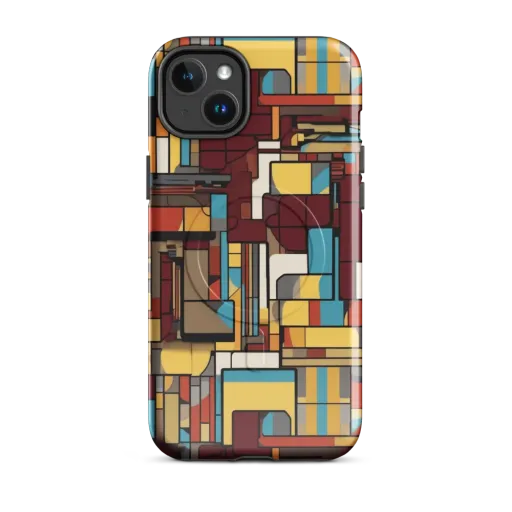 Bauhaus Circuit on a MagSafe Tough Case for iPhone®
