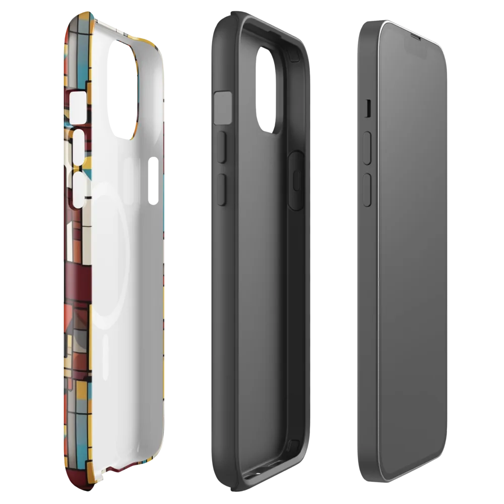 Bauhaus Circuit on MagSafe Tough Case for iPhone® — Front