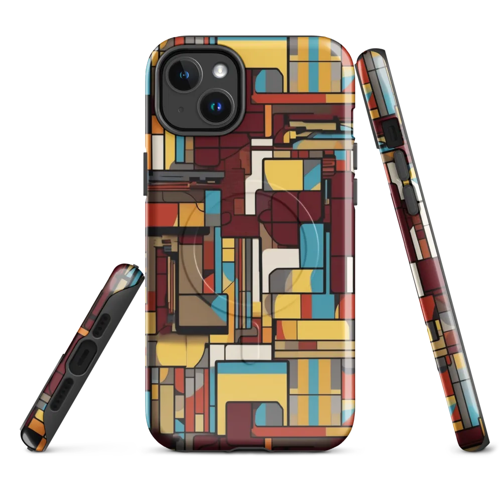 Bauhaus Circuit on MagSafe Tough Case for iPhone® — Front