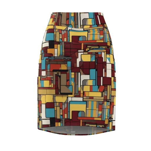 Bauhaus Circuit on a Pencil Skirt