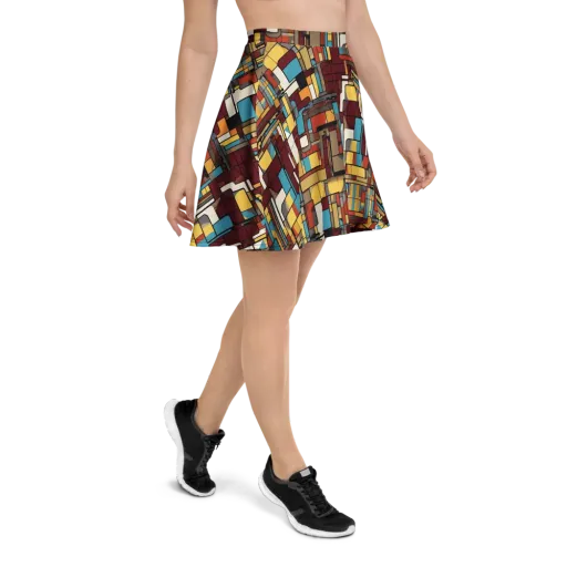 Bauhaus Circuit on a Skater Skirt