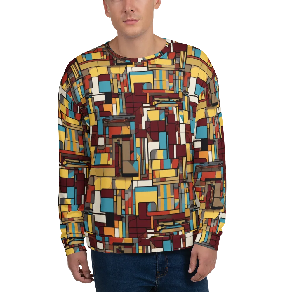 Bauhaus Circuit on Sweatshirt — Front
