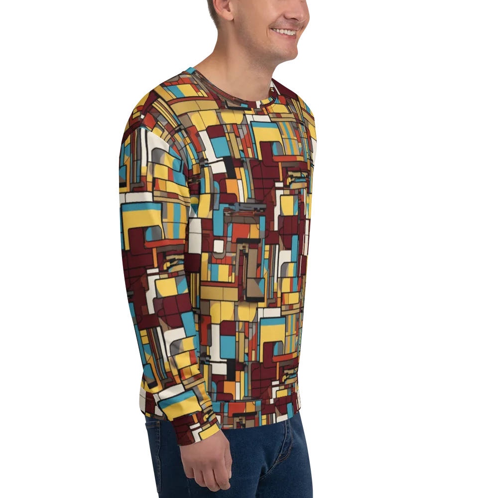 Bauhaus Circuit on Sweatshirt — Right Front