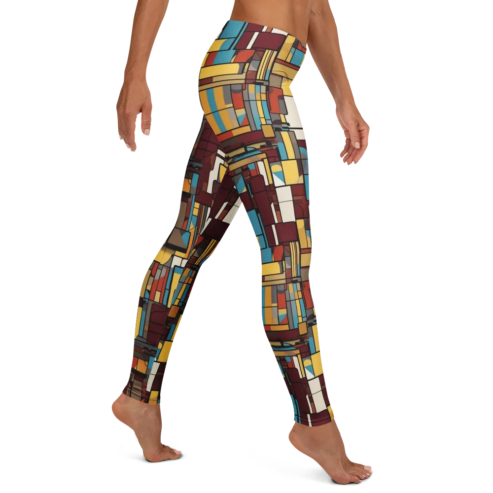 Bauhaus Circuit on Leggings — Right