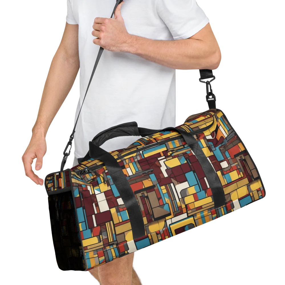 Bauhaus Circuit on Duffle Bag — Right Front