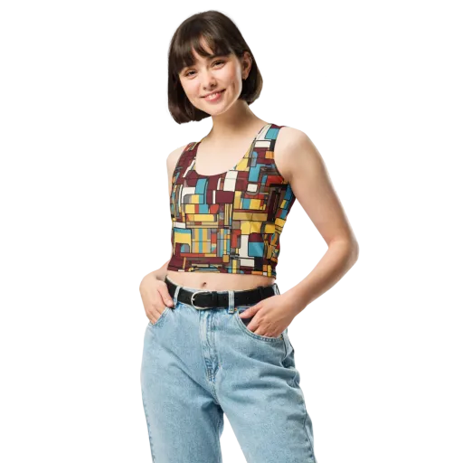 Bauhaus Circuit on a Crop Top