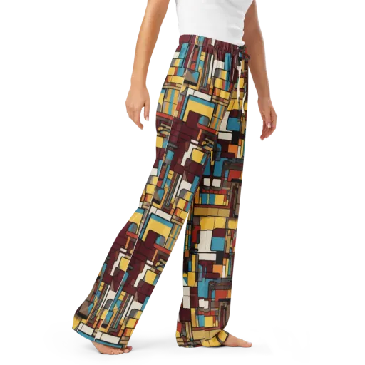 Bauhaus Circuit on a Women's Pajama Pants