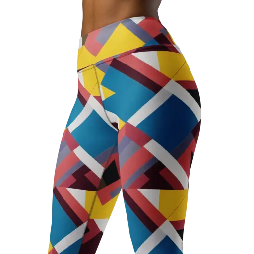 Chromatic Construct on a Yoga Leggings