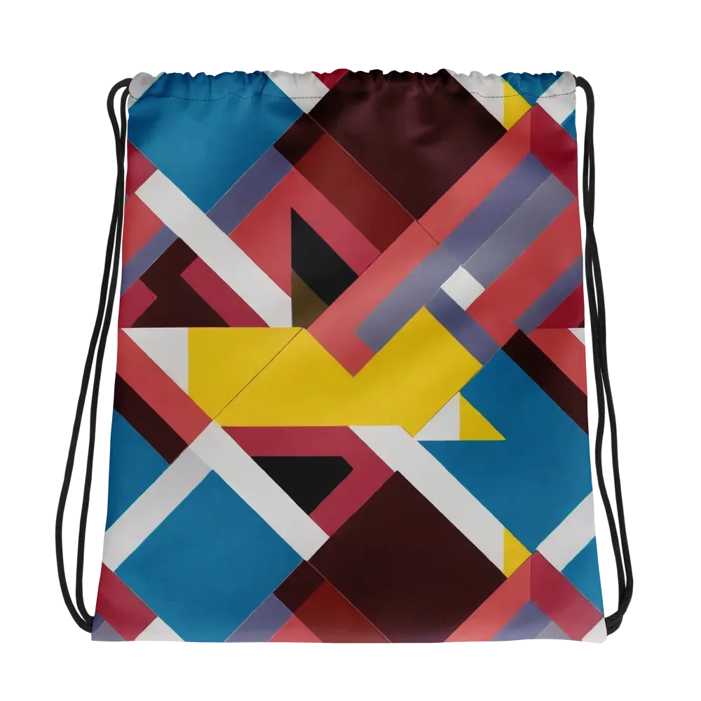 Chromatic Construct on Drawstring Bag — Photo