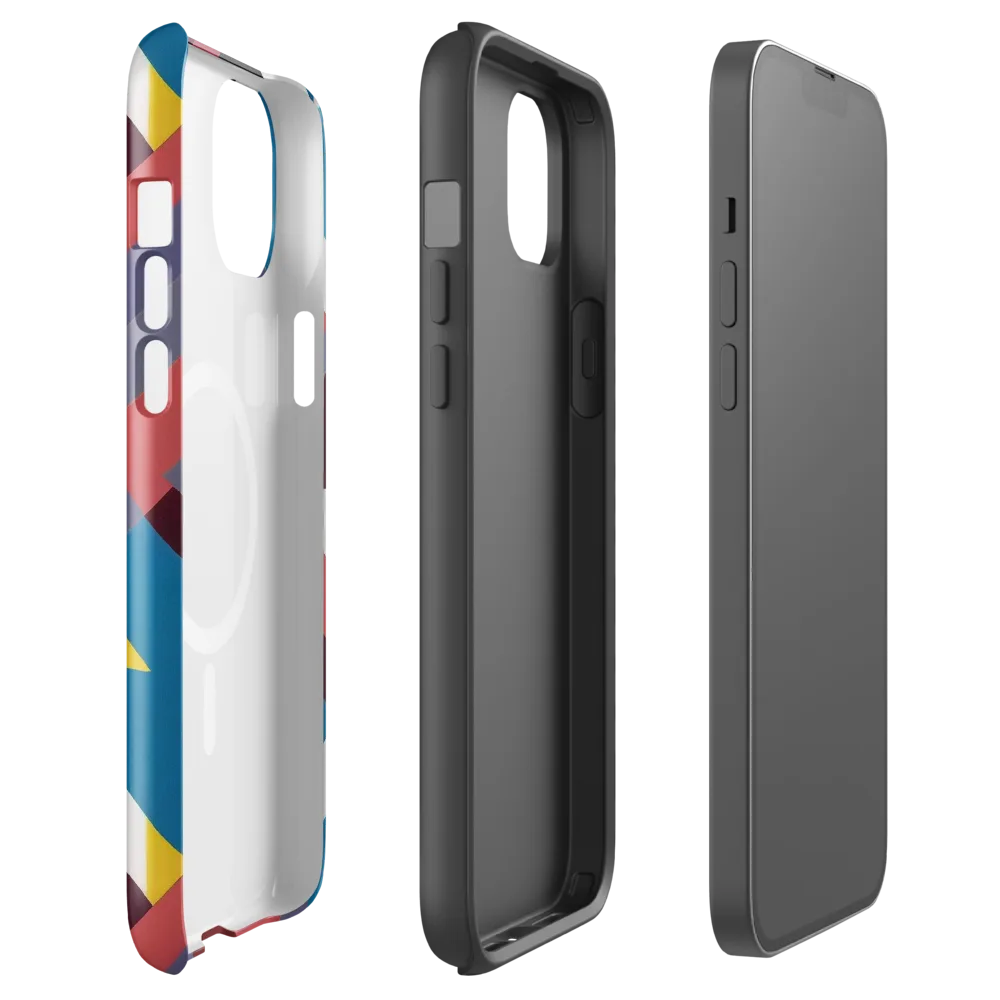 Chromatic Construct on MagSafe Tough Case for iPhone® — Front