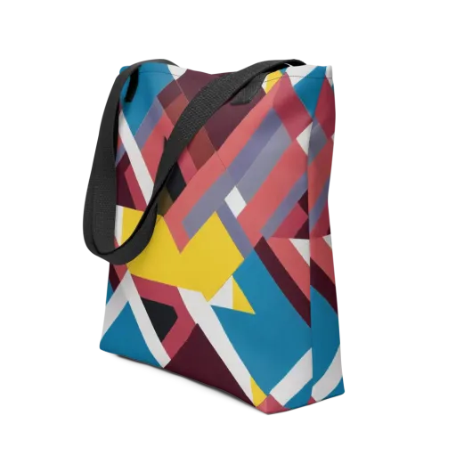 Chromatic Construct on a Tote Bag