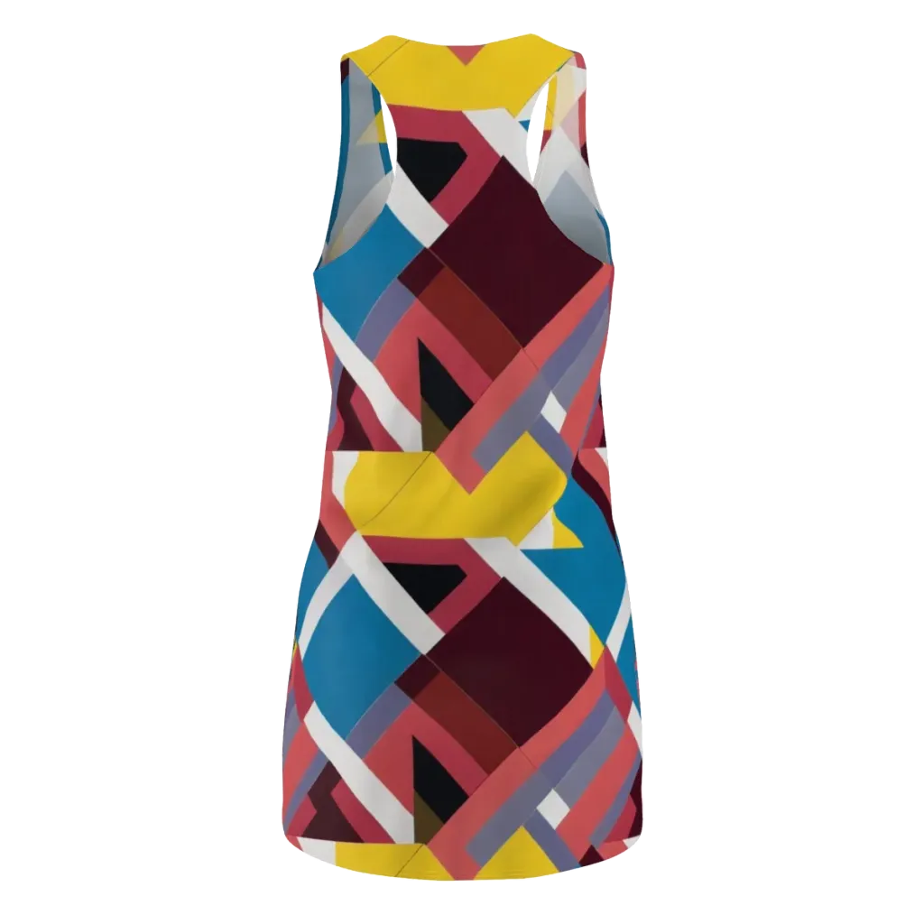 Chromatic Construct on Racerback Dress — Back