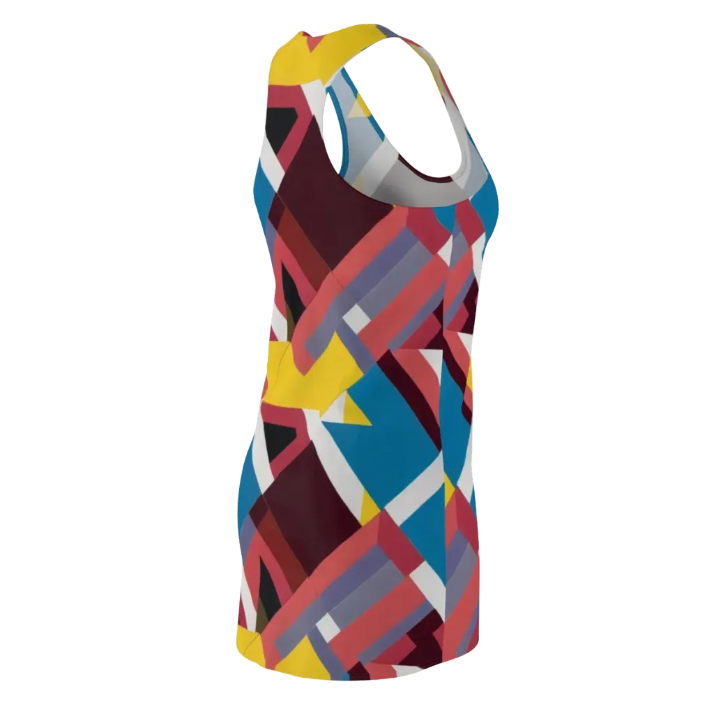 Chromatic Construct on Racerback Dress — Back Side